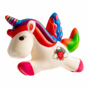 SQUISHY UNICORNIO 4 COLORES  por mayor